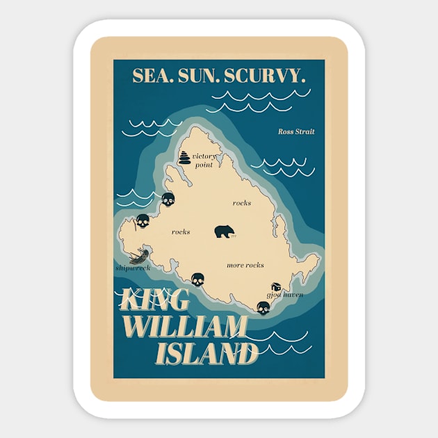 King William Island Sticker by tookthat